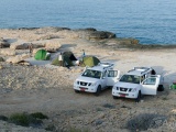 Obóz na plaży Fins